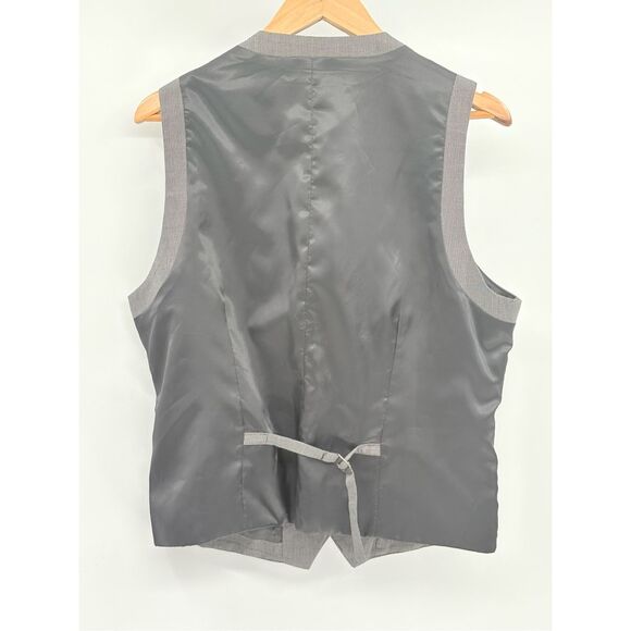 Kenneth Cole‎ Waistcoat Suit Vest Black White Men Size Medium - Picture 2 of 10